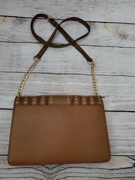 michael kors brooklyn caramel|Michael Kors MICHAEL Brooklyn Grommet Large Crossbody .